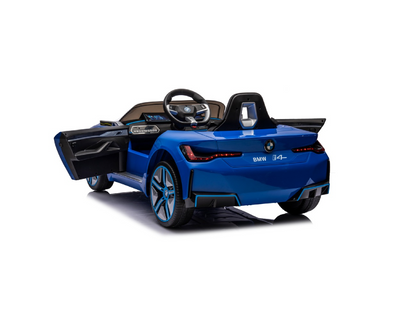 Elektrische Kinderauto BMW i4 Blauw