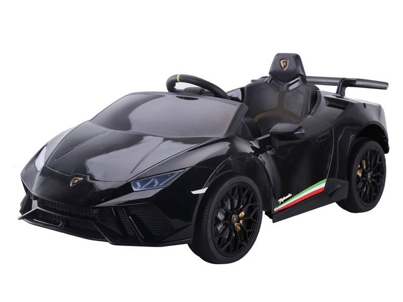 Elektrische Kinderauto Lamborghini Huracan Zwart