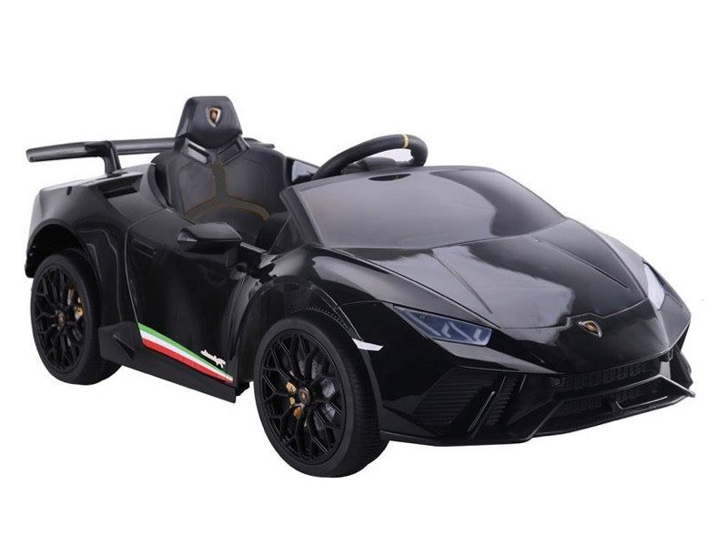 Elektrische Kinderauto Lamborghini Huracan Zwart